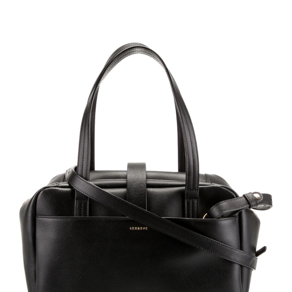 Senreve Doctor Bag Black Pebbled Leather - Picture 3 of 4